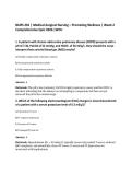 NURS 201 &vert; Medical-Surgical Nursing &ndash; Promoting Wellness &vert; Week 2&NewLine;Comprehensive Quiz 2026 &vert;WCU