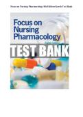 Test Bank for Focus on Nursing Pharmacology&comma; 8th Edition by Amy M&period; Karch &lpar;ISBN 978-1975100964&rpar; &ndash; Comprehensive NCLEX Practice Questions&comma; Drug Therapy Review & Exam Study Guide