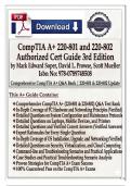CompTIA A&plus; 220-801 and 220-802 Authorized Cert Guide 3rd Edition &ndash; Your Complete Roadmap to IT Certification