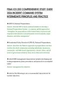 FEMA ICS 200 COMPREHENSIVE STUDY GUIDE&NewLine;2026 INCIDENT COMMAND SYSTEM&NewLine;INTERMEDIATE PRINCIPLES AND PRACTICE