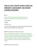FEMA ICS 200 CONCEPT REVIEW GUIDE 2026&NewLine;EMERGENCY MANAGEMENT AND INCIDENT&NewLine;CONTROL PROCESSES&NewLine;