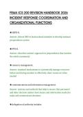 FEMA ICS 200 REVISION HANDBOOK 2026&NewLine;INCIDENT RESPONSE COORDINATION AND&NewLine;ORGANIZATIONAL FUNCTIONS