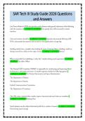 SAR Tech III Study Guide 2026 Questions&NewLine;and Answers