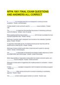 NFPA 1001 FINAL EXAM QUESTIONS AND ANSWERS ALL CORRECT 