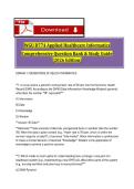 WGU D774 Applied Healthcare Informatics Exam&colon; Data&comma; Standards&comma; & Interoperability&NewLine;&NewLine;