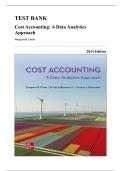 Test Bank &mdash; Cost Accounting&colon; A Data Analytics Approach &lpar;Christ&comma; 2024&rpar;&comma; Chapters 1-14 &vert; All Chapters Covered