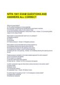 NFPA 1001 EXAM QUESTIONS AND ANSWERS ALL CORRECT