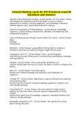 ATI Critical Thinking Cards for Proctored Exam 36 Questions and Answers