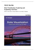 Test Bank &mdash; Data Visualization&colon; Exploring and Explaining with Data&comma; 2nd Edition &lpar;Camm&comma; Cochran&comma; Fry&comma; & Ohlmann&comma; 2024&rpar;&comma; Chapters 1-9 &vert; All Chapters Covered