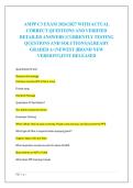 AMPP C3 EXAM 2026&sol;2027 WITH ACTUAL &NewLine;CORRECT QUESTIONS AND VERIFIED &NewLine;DETAILED ANSWERS &vert;CURRENTLY TESTING &NewLine;QUESTIONS AND SOLUTIONS&vert;ALREADY &NewLine;GRADED A&plus;&vert;NEWEST &vert;BRAND NEW &NewLine;VERSION&excl;&excl;&vert;JUST RELEASED 