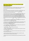 ACE Group Fitness Instructor Exam Study Guide terms with Solutions&period;