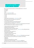 NAB Exam Questions and Answers Latest Updated Study Guide