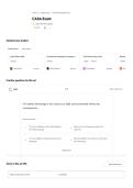 CASA Exam Questions and Correct Answers from Actual Exam 2026&period; A &plus; SCORE&period; ULTIMATE GUIDE&period;