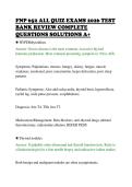 FNP 652 ALL QUIZ EXAMS 2026 TEST&NewLine;BANK REVIEW COMPLETE&NewLine;QUESTIONS SOLUTIONS A&plus;&NewLine;