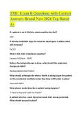 TMC Exam B Questions with Correct Answers Brand New 2026 Top Rated A&plus;