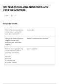 PJM TEST ACTUAL 2026 QUESTIONS AND VERIFIED ANSWERS