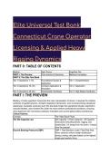 2026&sol;2027 Elite S-Tier Connecticut Crane Operator License Test Bank &lpar;60 Q&A&rpar; &vert; OSHA & C&period;G&period;S&period; Applied Rigging Dynamics