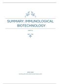 Summary Immunological Biotechnology &vert; KU Leuven &vert; 2025&sol;26