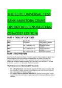S-Tier Manitoba Crane Operator Licensing Exam Test Bank &lpar;2026&sol;2027&rpar; &vert; 60 QA&comma; Rationale & Red Seal Prep
