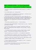 MAP CERTIFICATION 110 Real Questions&NewLine;and Answers &vert; Guaranteed Verified Answers