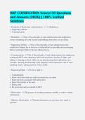 MAP CERTIFICATION Newest 80 Questions&NewLine;and Answers &lpar;2026&rpar; &vert; 100&percnt; Verified&NewLine;Solutions