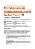2026&sol;2027 Nevada Crane Operator Licensing Exam Prep&colon; S-Tier Universal Test Bank & Rationale &lpar;60 Questions&rpar;