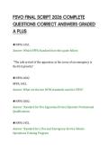 FSVO FINAL SCRIPT 2026 COMPLETE&NewLine;QUESTIONS CORRECT ANSWERS GRADED&NewLine;A PLUS&NewLine;