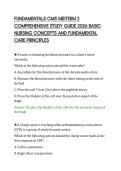 FUNDAMENTALS CMS MIDTERM 2&NewLine;COMPREHENSIVE STUDY GUIDE 2026 BASIC&NewLine;NURSING CONCEPTS AND FUNDAMENTAL&NewLine;CARE PRINCIPLES&NewLine;