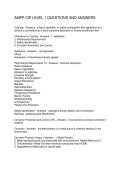 AMPP CIP LEVEL 1 QUESTIONS AND ANSWERS