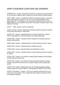 AMPP STANDARDS QUESTIONS AND ANSWERS