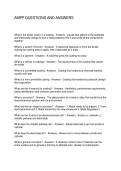 AMPP QUESTIONS AND ANSWERS