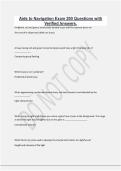 Aids to Navigation Exam 200 Questions with Verified Answers&period;