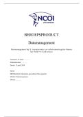Cijfer 8&colon; Moduleopdracht - Beroepsproduct - Datamanagement &lpar;NCOI&rpar;