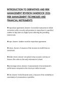 INTRODUCTION TO DERIVATIVES AND RISK&NewLine;MANAGEMENT REVISION HANDBOOK 2026&NewLine;RISK MANAGEMENT TECHNIQUES AND&NewLine;FINANCIAL INSTRUMENTS