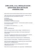 CWB LEVEL2 EXAM BUNDLE 2026&sol;2027