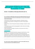 NR599 NURSING INFORMATICS FINAL EXAM STUDY GUIDE 2026&sol;2027 &vert; Complete Solutions &vert; Verified Q&A &vert; Pass Guaranteed - A&plus; Graded&NewLine;&NewLine;