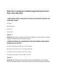 NURS 121L-A Medical-Surgical Nursing Practicum Bundle PACK 2026  &lpar;Weeks 1-14 &rpar;&vert;WCU