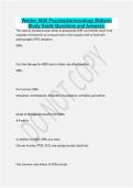 Walden 6630 Psychopharmacology Midterm Study Guide Questions and Answers&period;