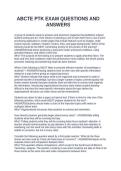 ABCTE PTK EXAM QUESTIONS AND ANSWERS