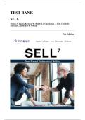Test Bank &mdash; SELL&comma; 7th Edition &lpar;Ingram&comma; 2023&rpar;&comma; Chapters 1-10 &vert; All Chapters Covered
