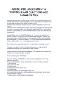 ABCTE- PTK &lpar;ASSESSMENT & WRITING&rpar; EXAM QUESTIONS AND ANSWERS 2026&NewLine;&NewLine;