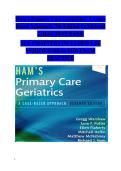 Primary Care Geriatrics&colon; A Case-Based Approach 7th Edition by Richard J&period; Ham &ndash; Complete Test Bank with Chapters 1&ndash;54 and Verified Q&As for Exam Practice
