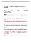BIOD 151 MODULE 6 EXAM&colon; REQUIRES RESPONDUS LOCKDOWN BROWSER &vert; QUESTIONS AND ANSWERS &vert; 2026 UPDATED &vert; 100&percnt; CORRECT&period;