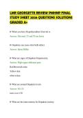 LMR GEORGETTE REVIEW PMHNP FINAL&NewLine;STUDY SHEET 2026 QUESTIONS SOLUTIONS&NewLine;GRADED A&plus;