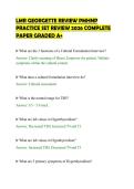 LMR GEORGETTE REVIEW PMHNP&NewLine;PRACTICE SET REVIEW 2026 COMPLETE&NewLine;PAPER GRADED A&plus;