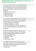 PSI FNP Practice Exam - Verified Questions and Answers - A&plus; Guaranteed Success Guide