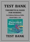 THEORETICAL BASIS &NewLine;FOR NURSING &NewLine;3rd Edition McEwen Wills