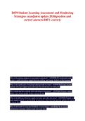 D659 Student Learning Assessment and Monitoring &NewLine;Strategies exam&vert;latest update 2026&vert;question and &NewLine;correct answers&lpar;100&percnt; correct&rpar; 