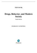 Test Bank - Drugs&comma; Behavior&comma; and Modern Society&comma; 9th Edition &lpar;Levinthal&comma; 2023&rpar;&comma; Chapter 1-17 &vert; All Chapters&NewLine;