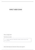 MNGT 4800 EXAM 1 Q UESTIONS AND ANSWERS &vert; 2026 UPDATE 